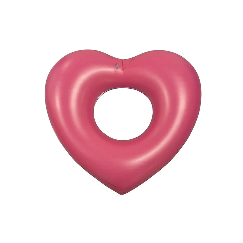 Swim Essentials - Swim Ring- Heart-Purple/Red- 55cm