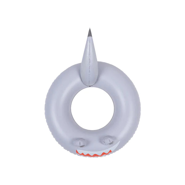 Swim Essentials - Animal Swim Ring - Grey Shark - 55cm - Mabel & Fox