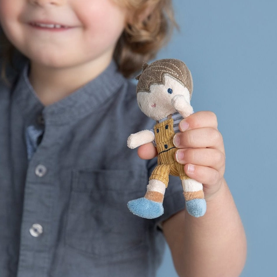 Little Dutch - Cuddle Doll - Jim- 10 cm - Mabel & Fox