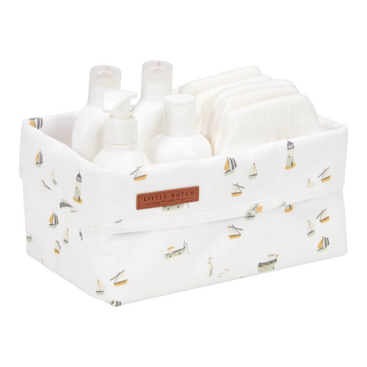 Little Dutch - Storage Basket - Large - Sailors Bay White