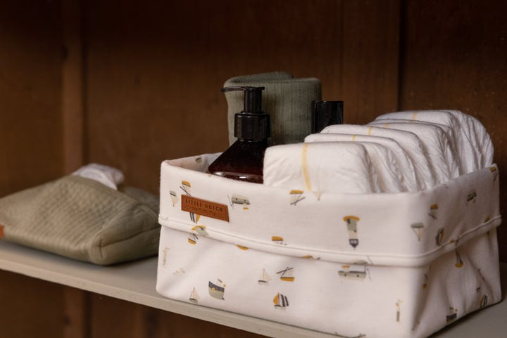 Little Dutch - Storage Basket - Large - Sailors Bay White