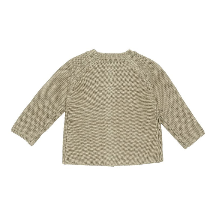 Little Dutch - Knitted Cardigan - Olive - Mabel & Fox