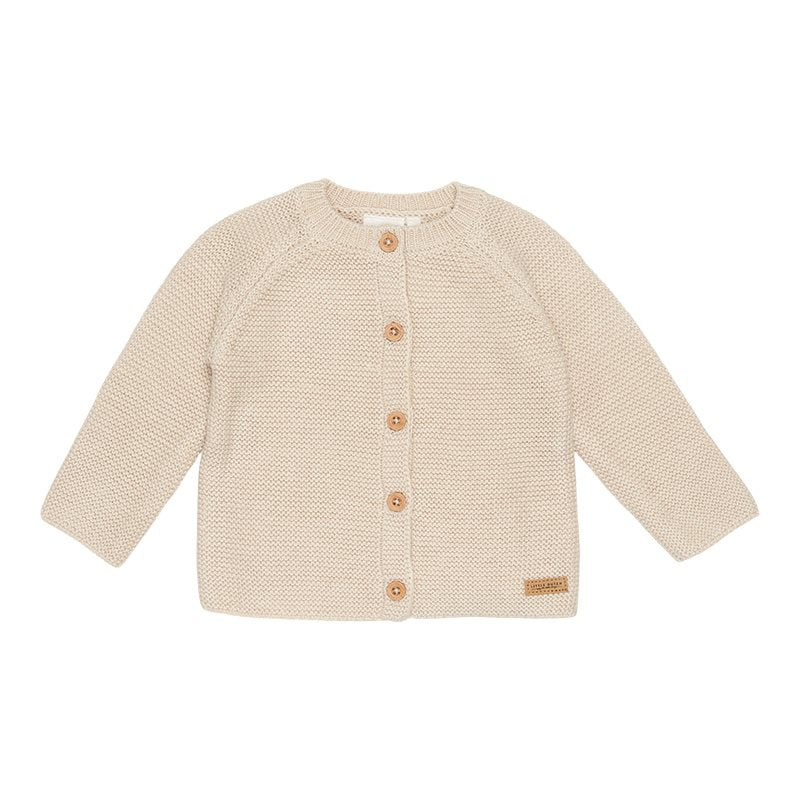 Little Dutch - Knitted Cardigan - Sand - Mabel & Fox