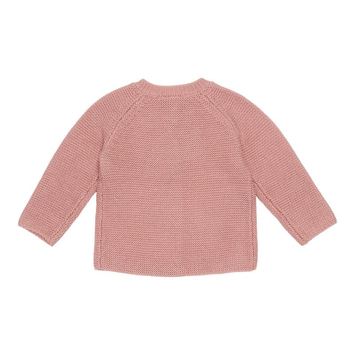 Little Dutch - Knitted Cardigan - Vintage Dark Pink - Mabel & Fox
