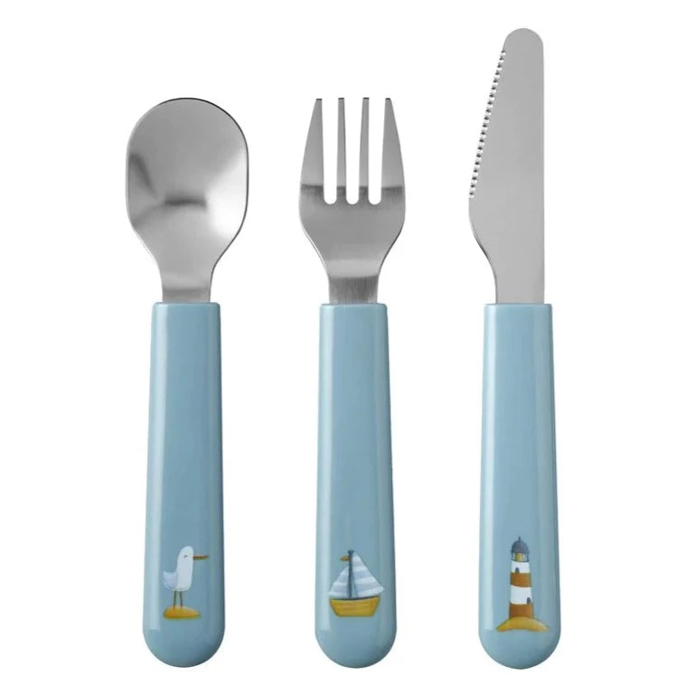 Little Dutch x Mepal - Children's Cutlery Set - Sailors Bay - Mabel & Fox