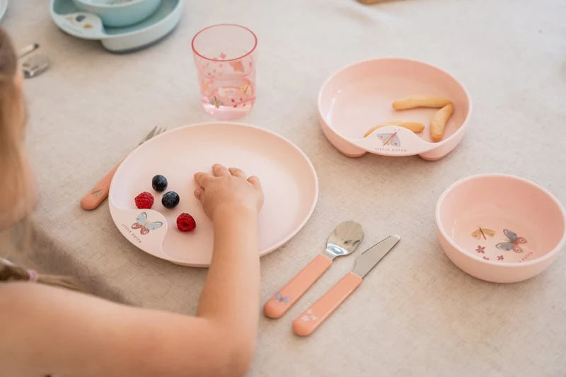 Little Dutch x Mepal - Children's Cutlery Set - Flowers & Butterflies - Mabel & Fox