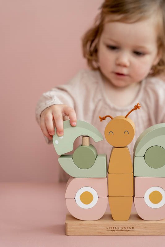 Little Dutch Butterfly Stacking Puzzle Mabel Fox