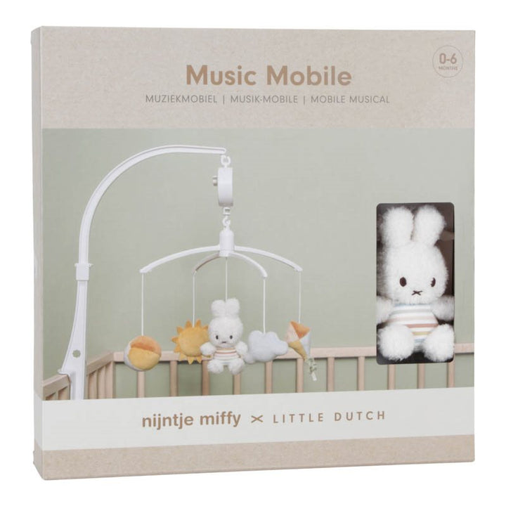 Little Dutch x Miffy - Music Mobile - Vintage Sunny Stripes