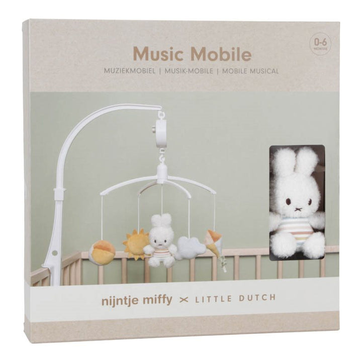 Little Dutch x Miffy - Music Mobile - Vintage Sunny Stripes - Mabel & Fox