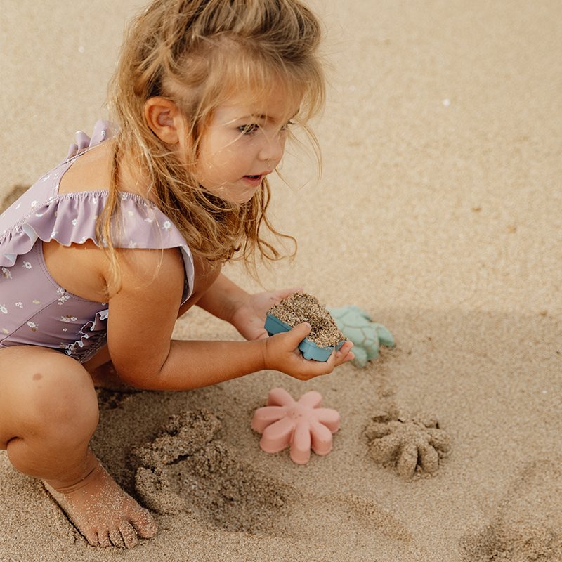 Little Dutch - Sand Shapes Beach Set - Flowers & Butterflies (3 Pack)