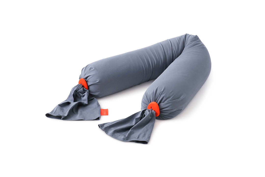 bbhugme - Pregnancy Pillow Kit - Dusty Blue / Orange