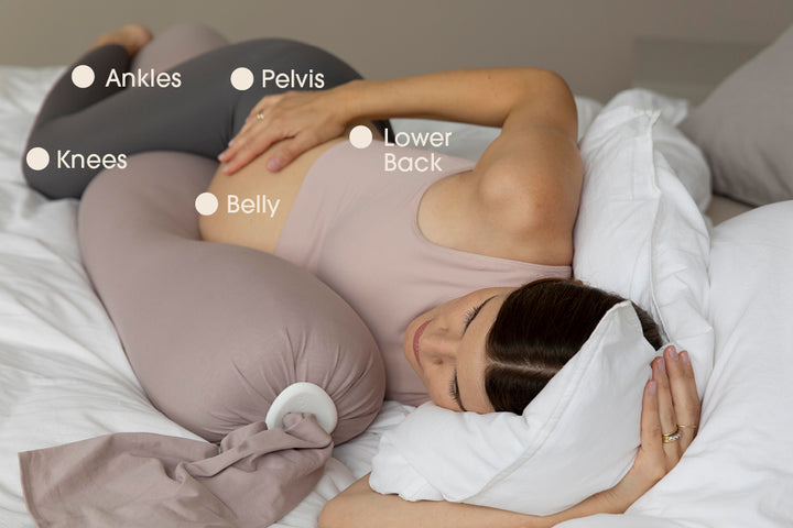 bbhugme - Pregnancy Pillow Kit - Dusty Olive / Black