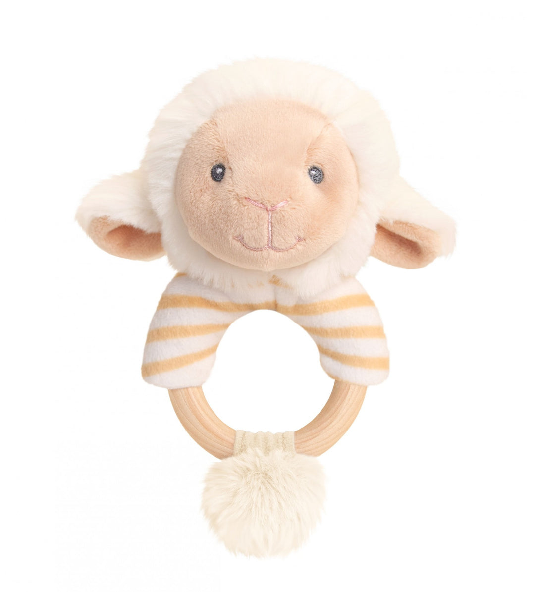 Keel Toys - Ring Rattle - Lullaby Lamb