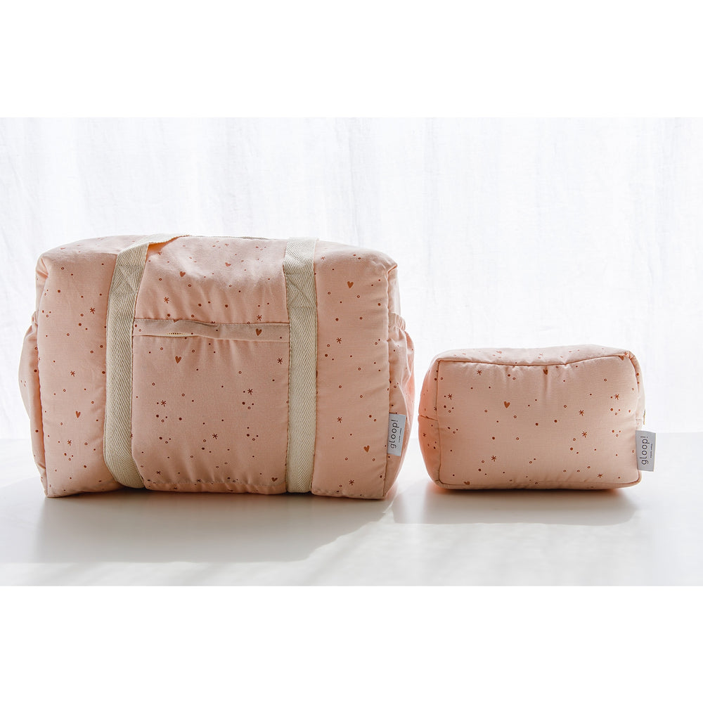 Gloop! Baby Changing Bag  - Pink Sparkle - Mabel & Fox