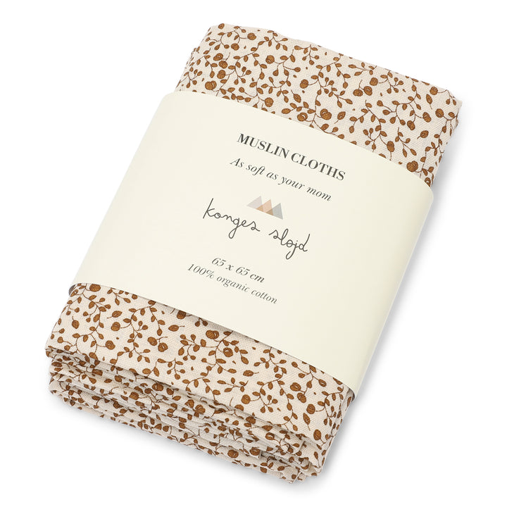 Konges Slojd - Muslin Cloth - Blossom Mist Birk (3 pack)