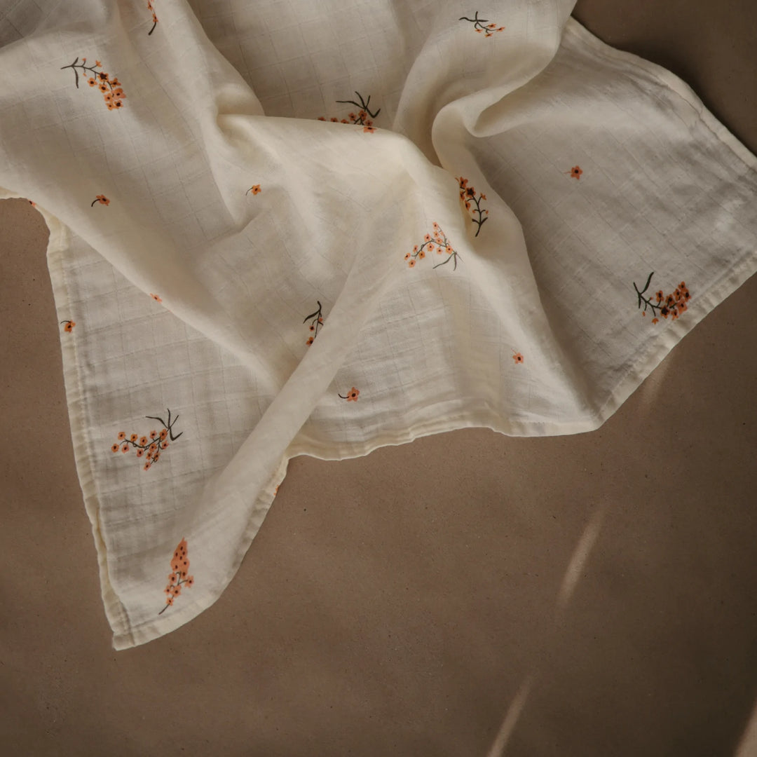 Mushie - Muslin Cloth (3 pack) - Flowers