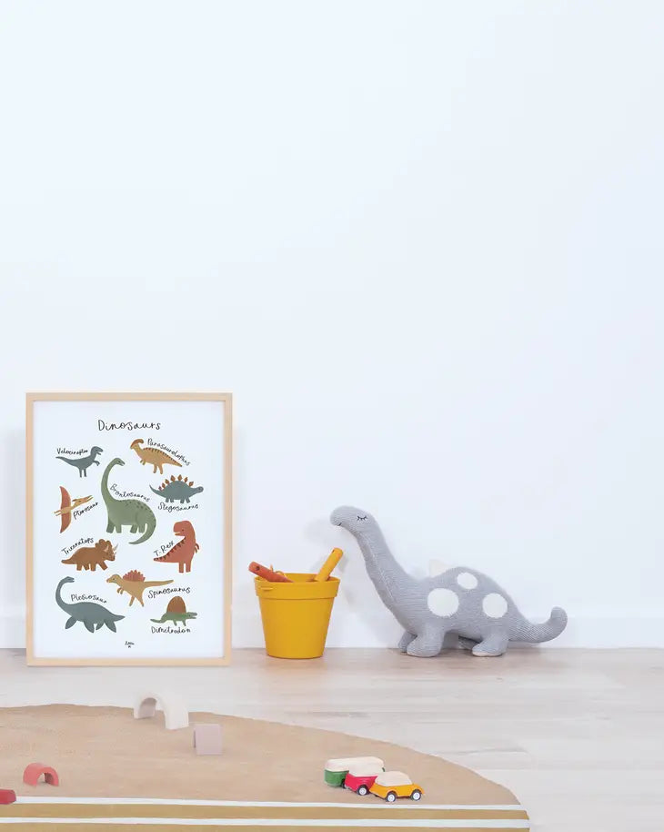Lilipinso - Art Print - Dinosaurs Species - 30x40 cm