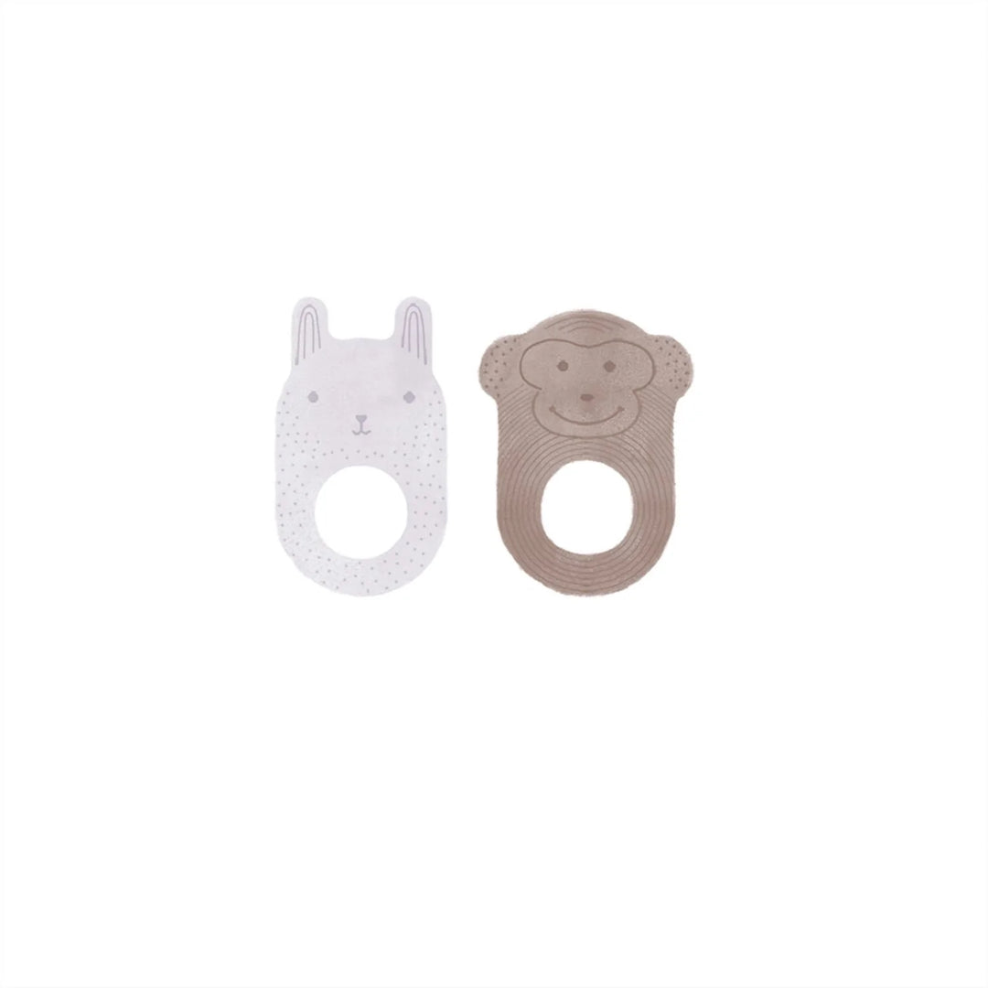OYOY MINI - Ninka & Nelson Baby Teether - Choko / Lavender - Mabel & Fox