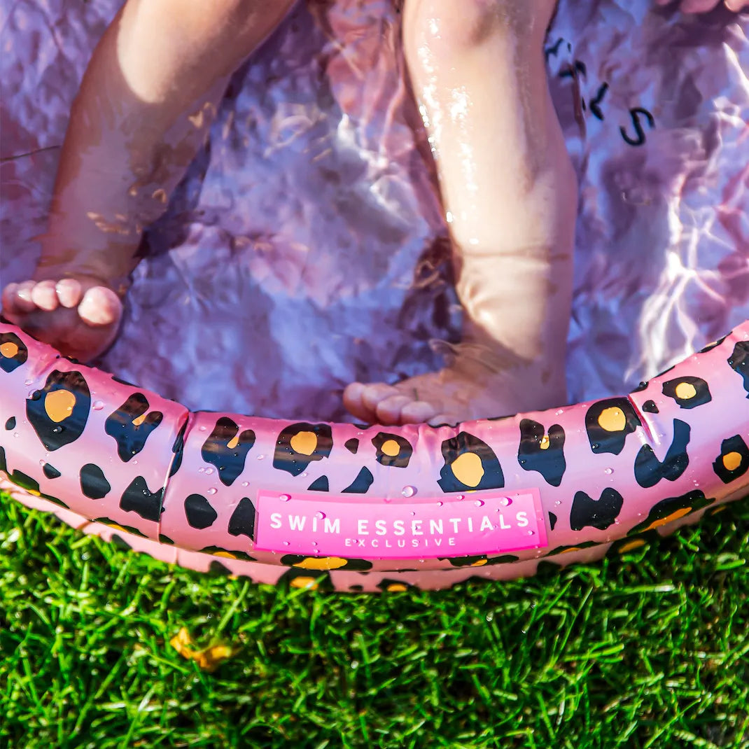 Swim Essentials - Baby Pool Leopard Print Rose Gold - 60 cm - Mabel & Fox