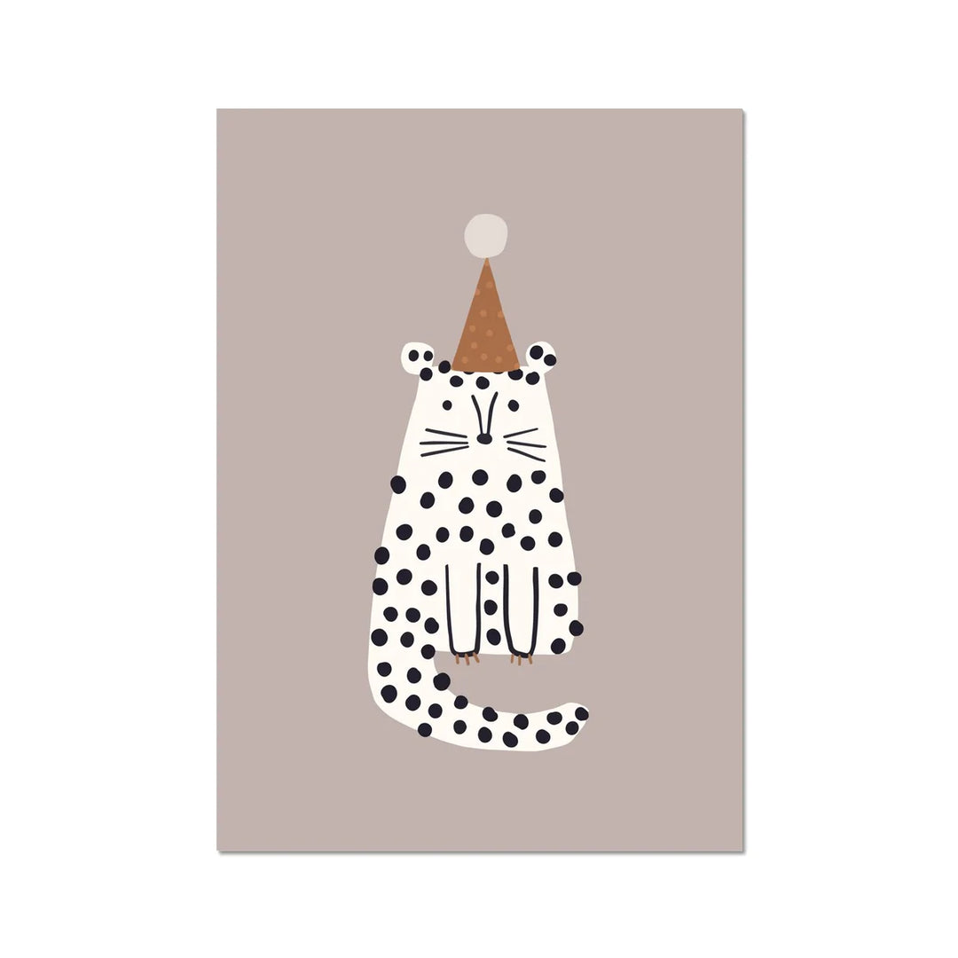 Rebecca Singh Designs - Art Print - Little Leopard Clay - Mabel & Fox