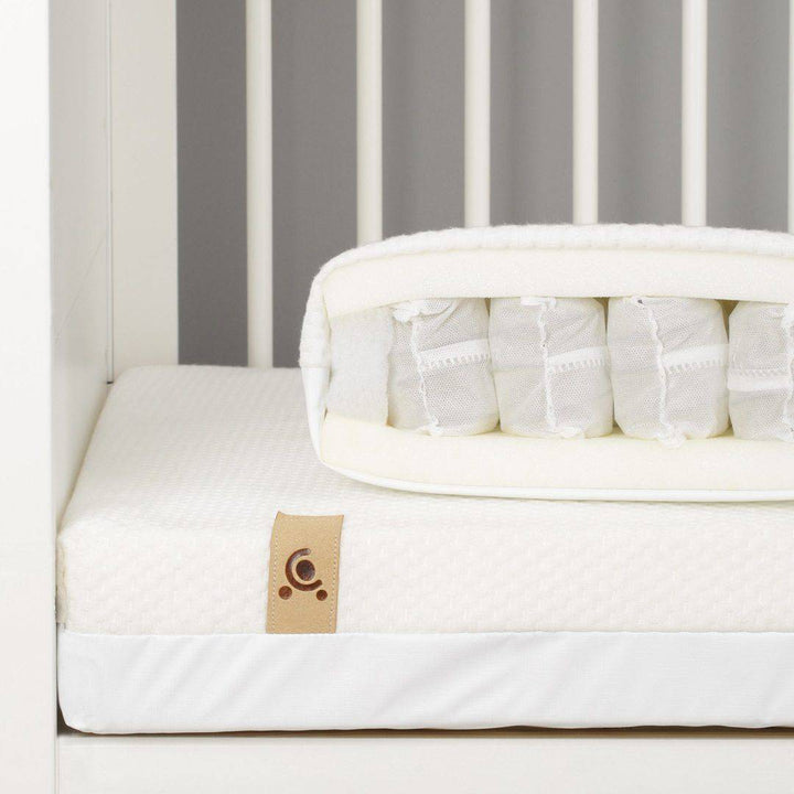 Signature Hypo-Allergenic Bamboo Pocket Sprung Cot Bed Mattress 140 x 70cm - Mabel & Fox