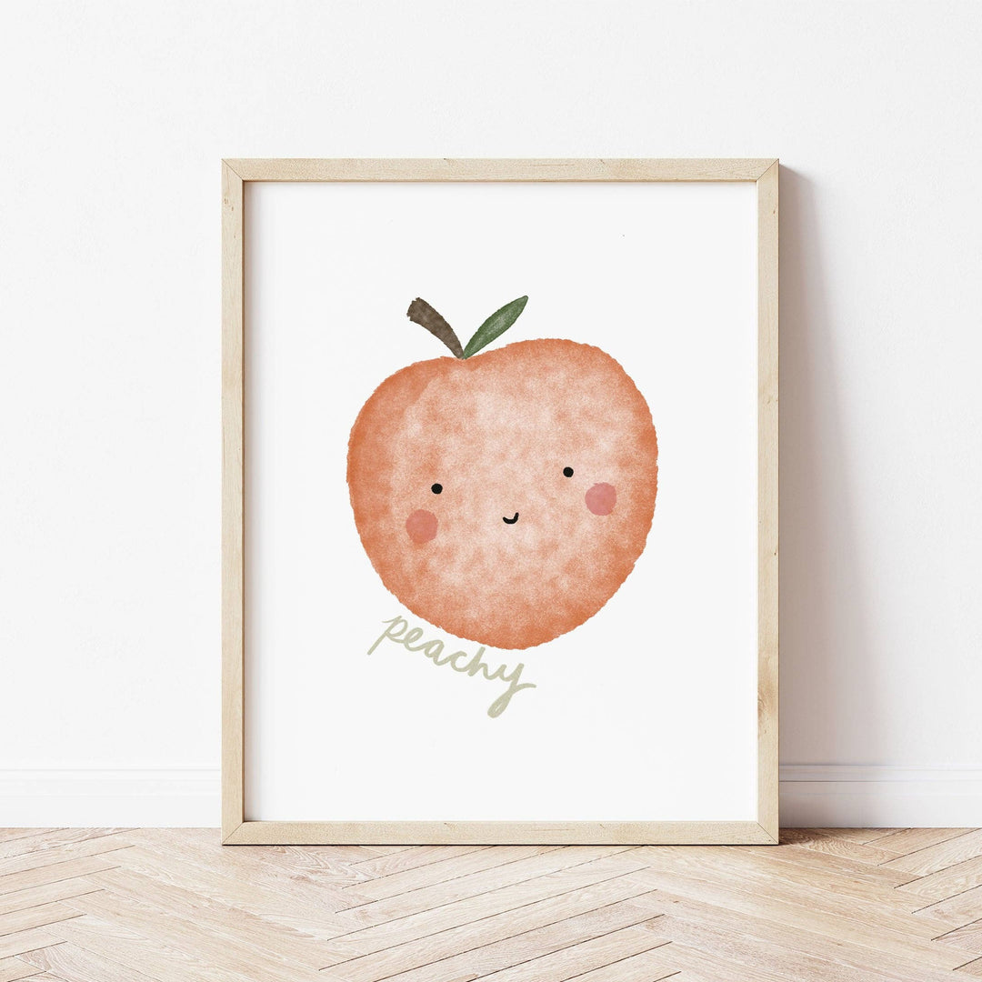 The Little Jones - Happy Peach Print - Mabel & Fox