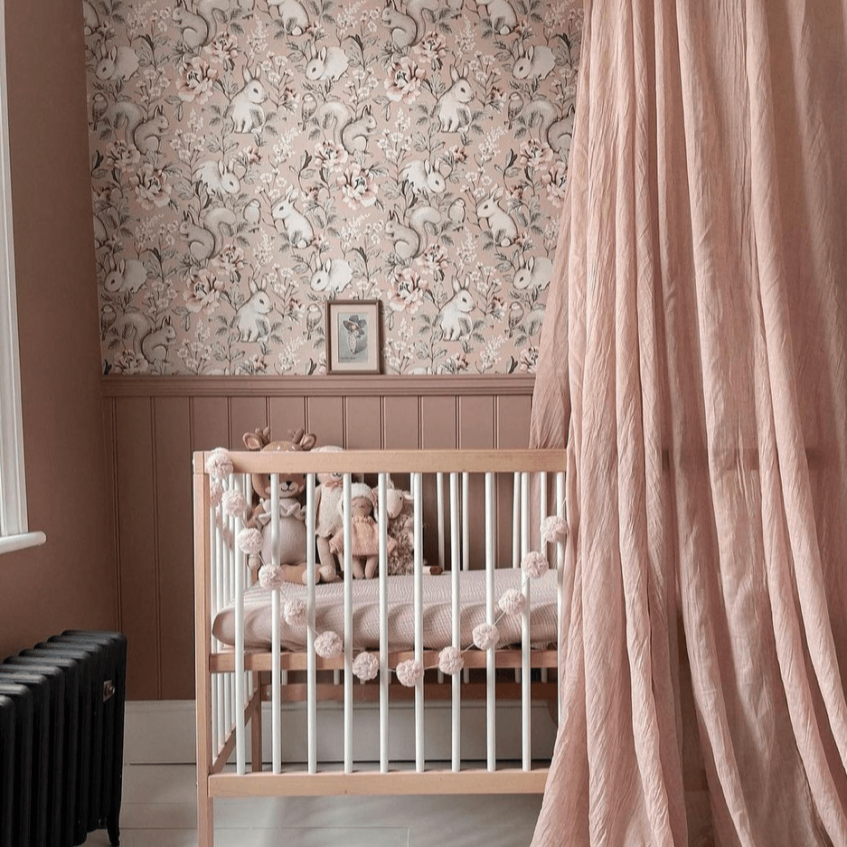 Jabadabado Bed Canopy - Dusty Pink - Mabel & Fox
