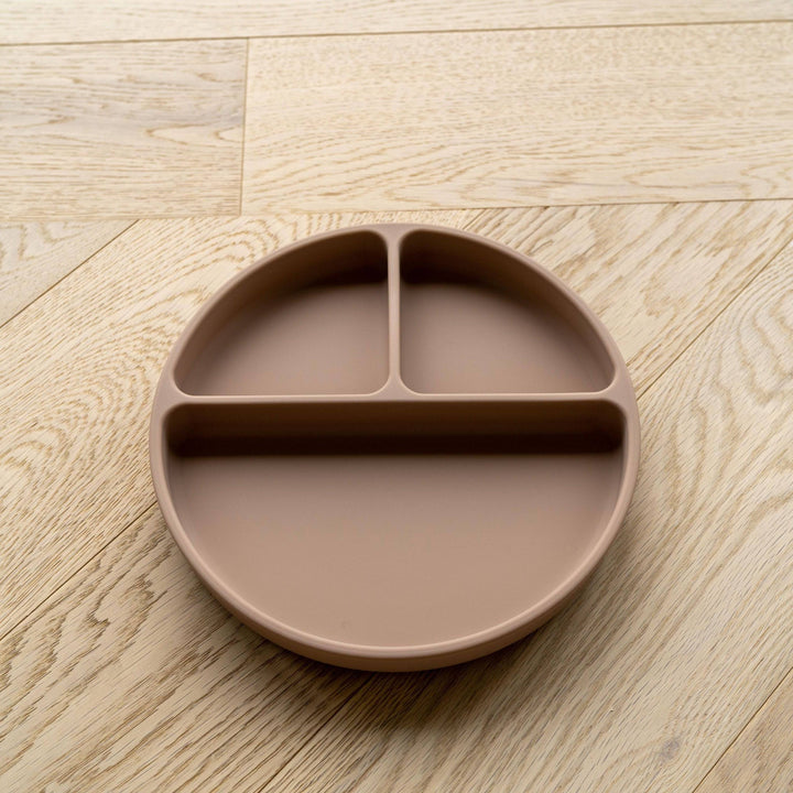Mabel & Fox - Silicone Tableware - Plate - Warm Taupe - Mabel & Fox