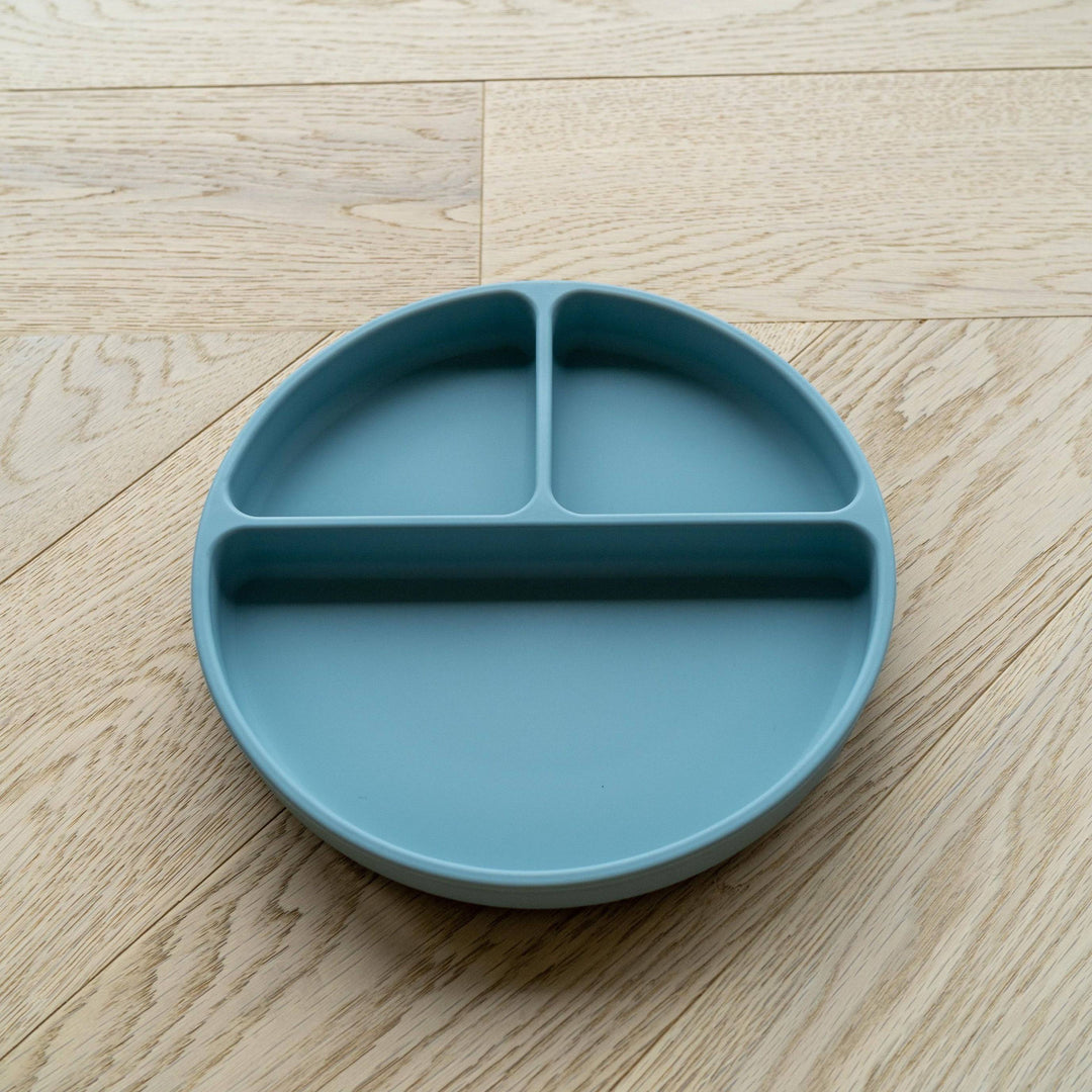 Mabel & Fox - Silicone Tableware - Plate - Ether Blue - Mabel & Fox