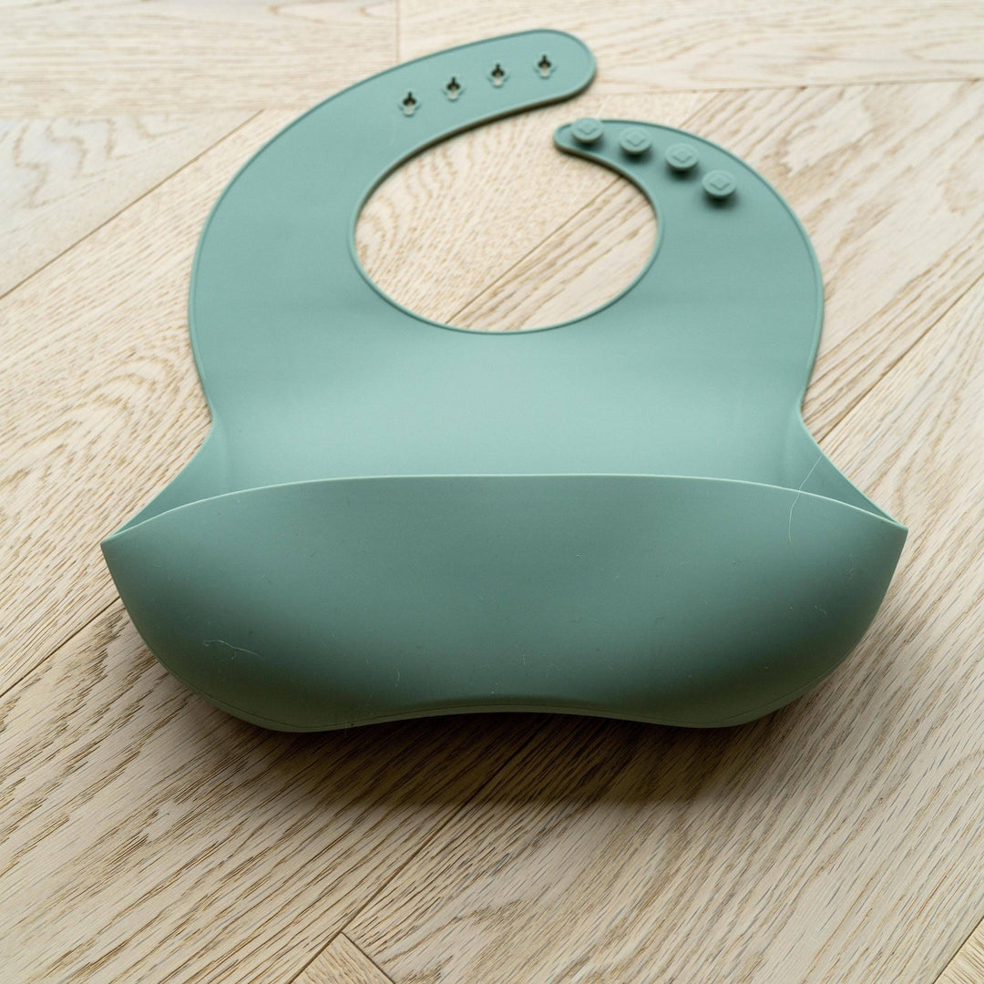 Mabel & Fox - Silicone Bib - Sage - Mabel & Fox