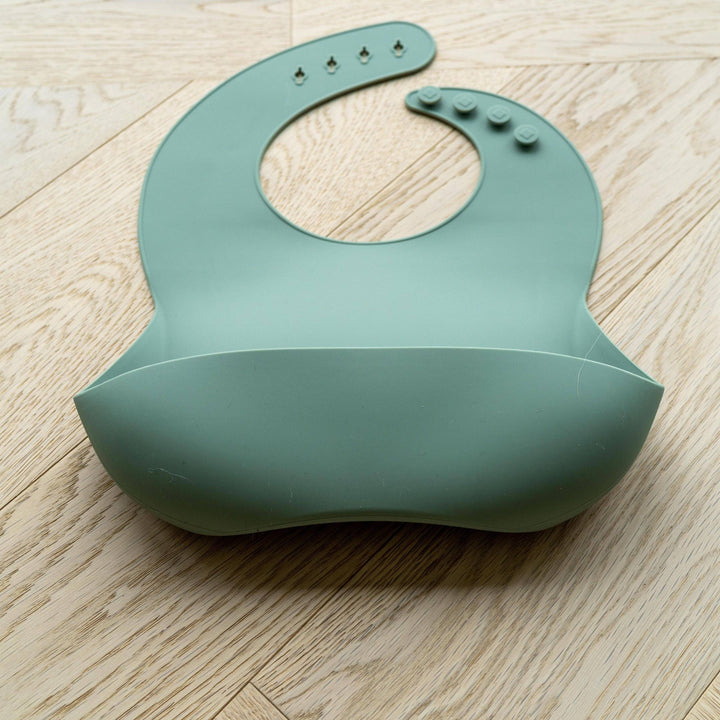 Mabel & Fox - Silicone Bib - Sage - Mabel & Fox