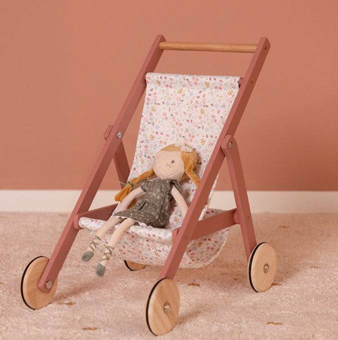 Little Dutch - Wooden doll stroller - Mabel & Fox