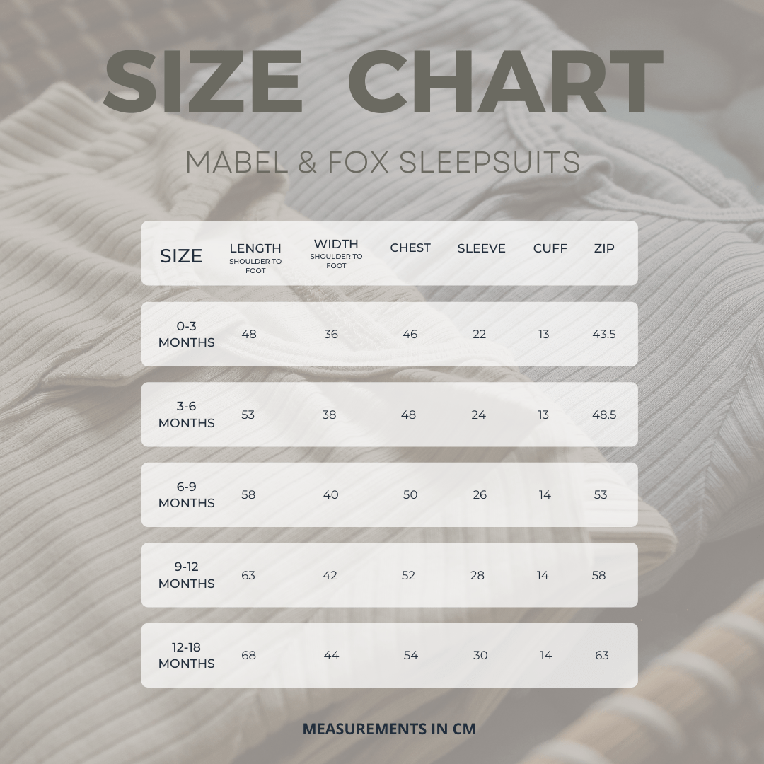 Mabel & Fox - Ribbed Cotton Sleepsuit - Taupe Brown - Mabel & Fox