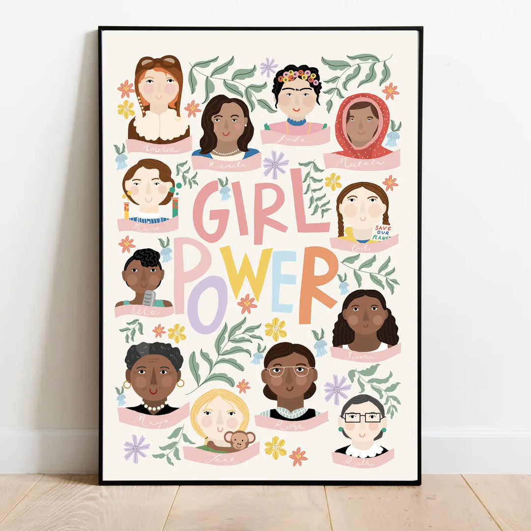Abel and the Label - Art Print - Girl Power