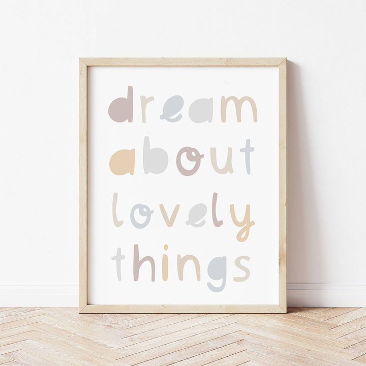 The Little Jones - Dream About Lovely Things Print - Mabel & Fox