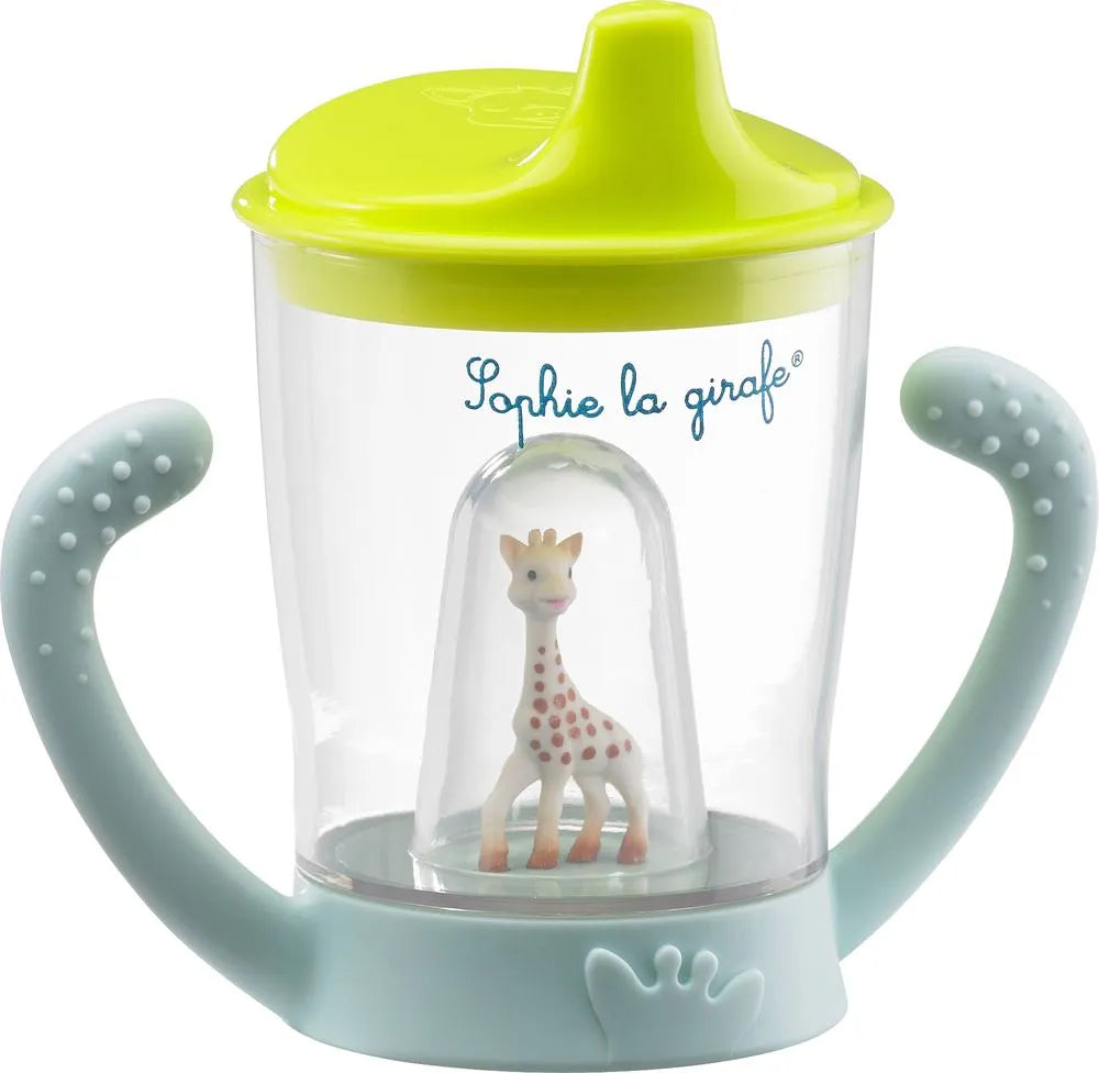 Sophie La Girafe - Non-spill Cup - Lime - Mabel & Fox