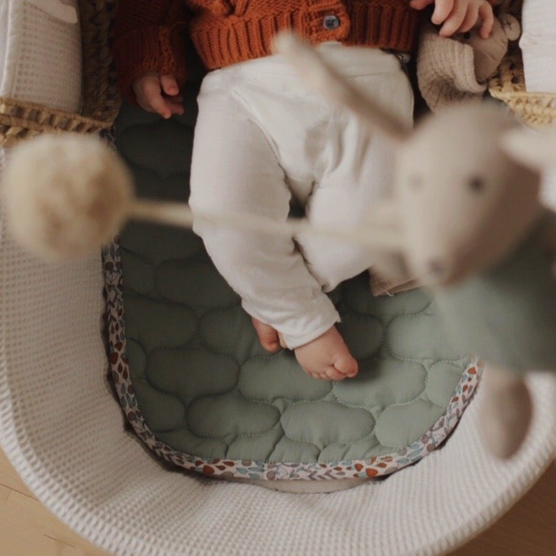 AVERY ROW - CHANGING BASKET LINER  - WOODLAND WALK - Mabel & Fox