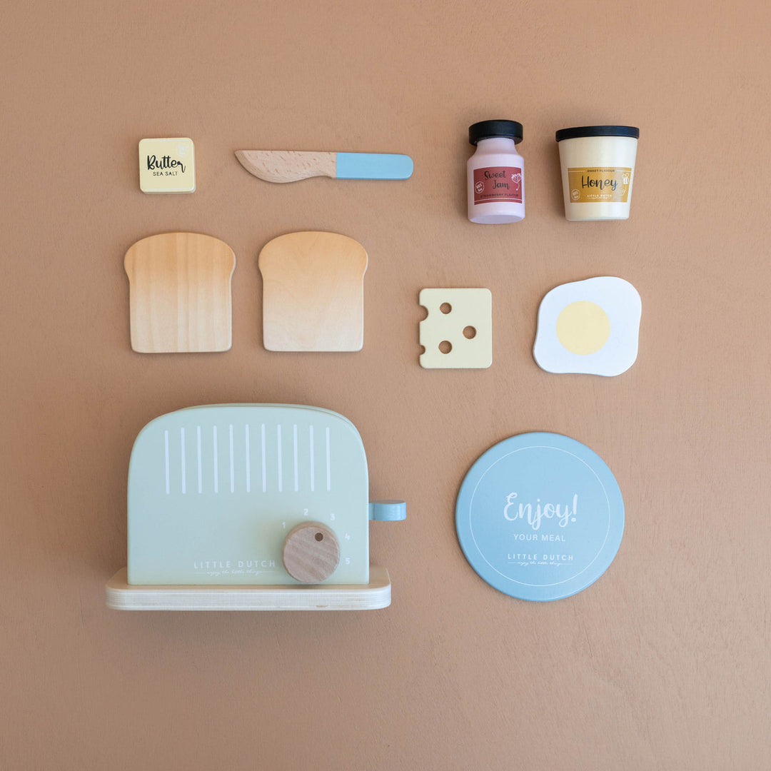 Little Dutch - Wooden Toaster Set