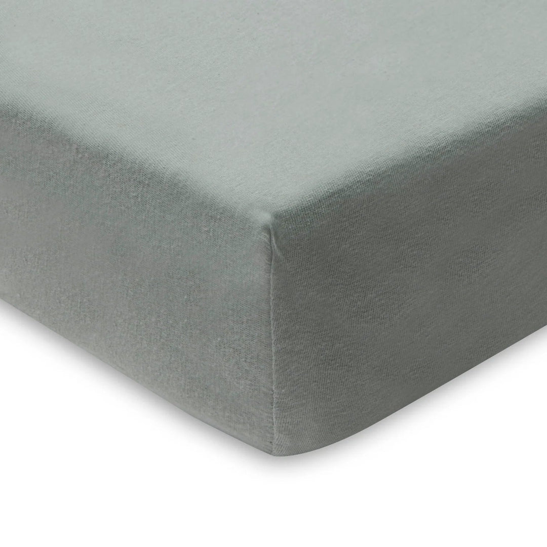 Jollein -  Jersey Fitted Sheet 70x140cm - Ash Green