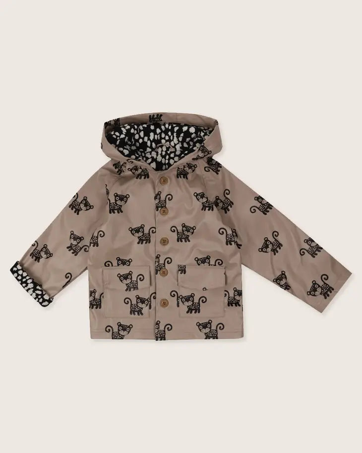 Leopard 2025 print raincoat
