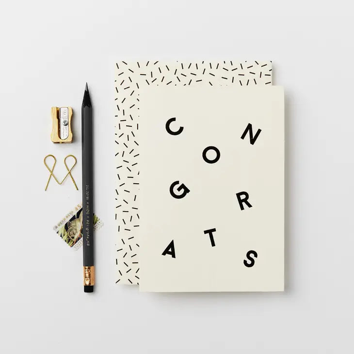 Katie Leamon - Congratulations Card - Congrats Scatter