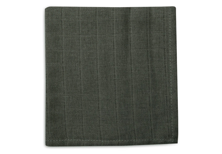 Jollein - Muslin Mouth Cloth 31 x 31cm - Stargaze Leaf Green (3 Pack)