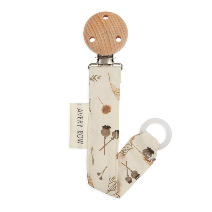 AVERY ROW - ORGANIC PACIFIER HOLDER - GRASSLANDS - Mabel & Fox