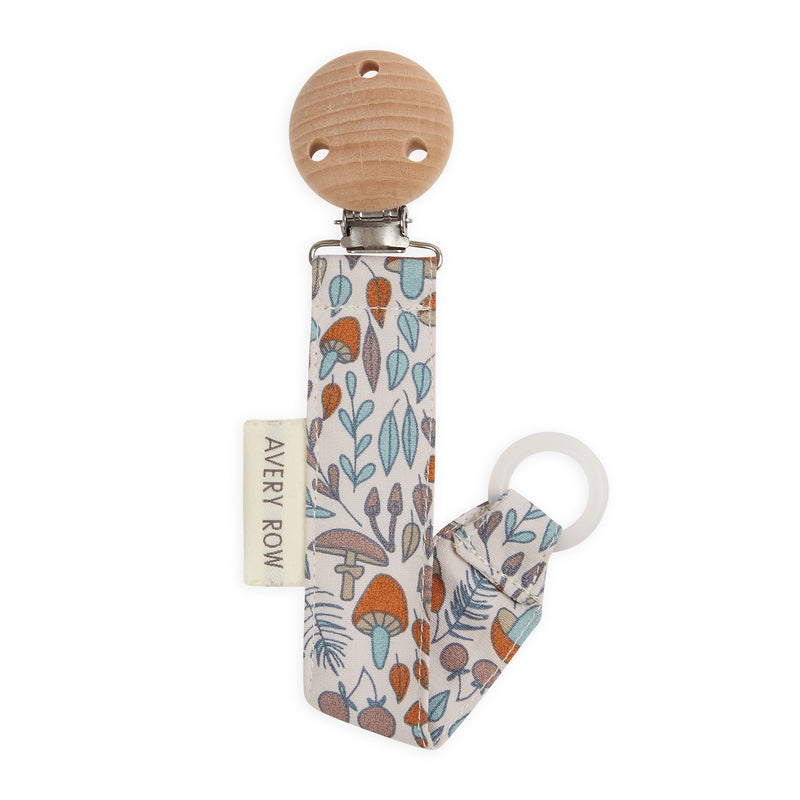 AVERY ROW - ORGANIC PACIFIER HOLDER - WOODLAND WALK - Mabel & Fox