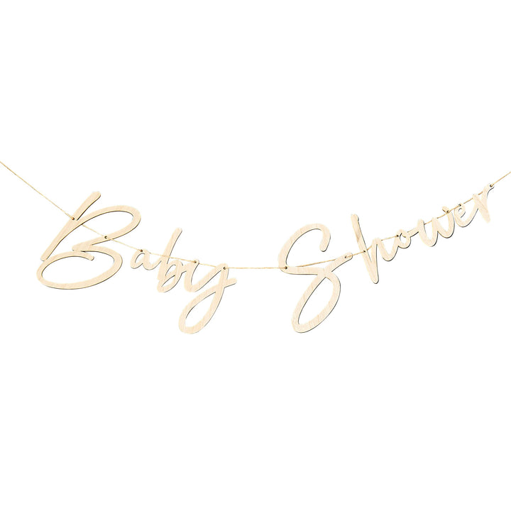 Ginger Ray - Wooden Baby Shower Bunting