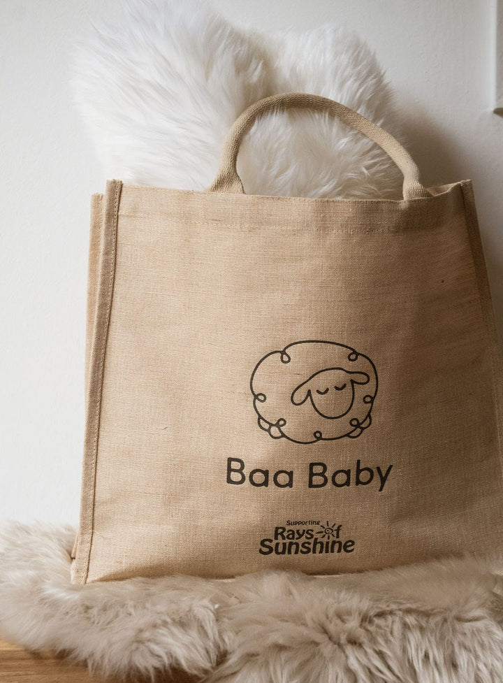 Baa Baby - Sheepskin Pram Liner - Latte