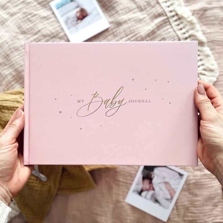 BLUSH & GOLD - BABY MEMORY BOOK - BLUSH - Mabel & Fox