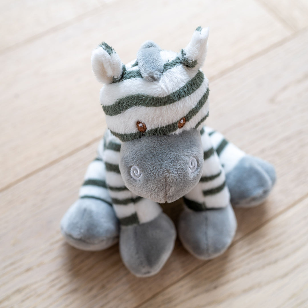Mabel & Fox - Zooma Zebra with Rattle - Mabel & Fox