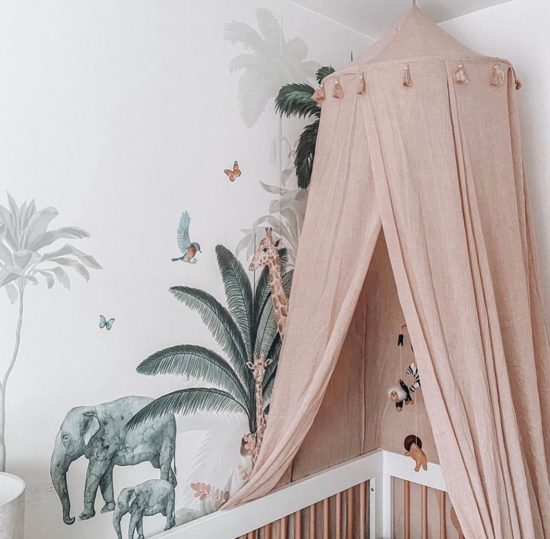 Jabadabado - Bed Canopy - Dusty Pink