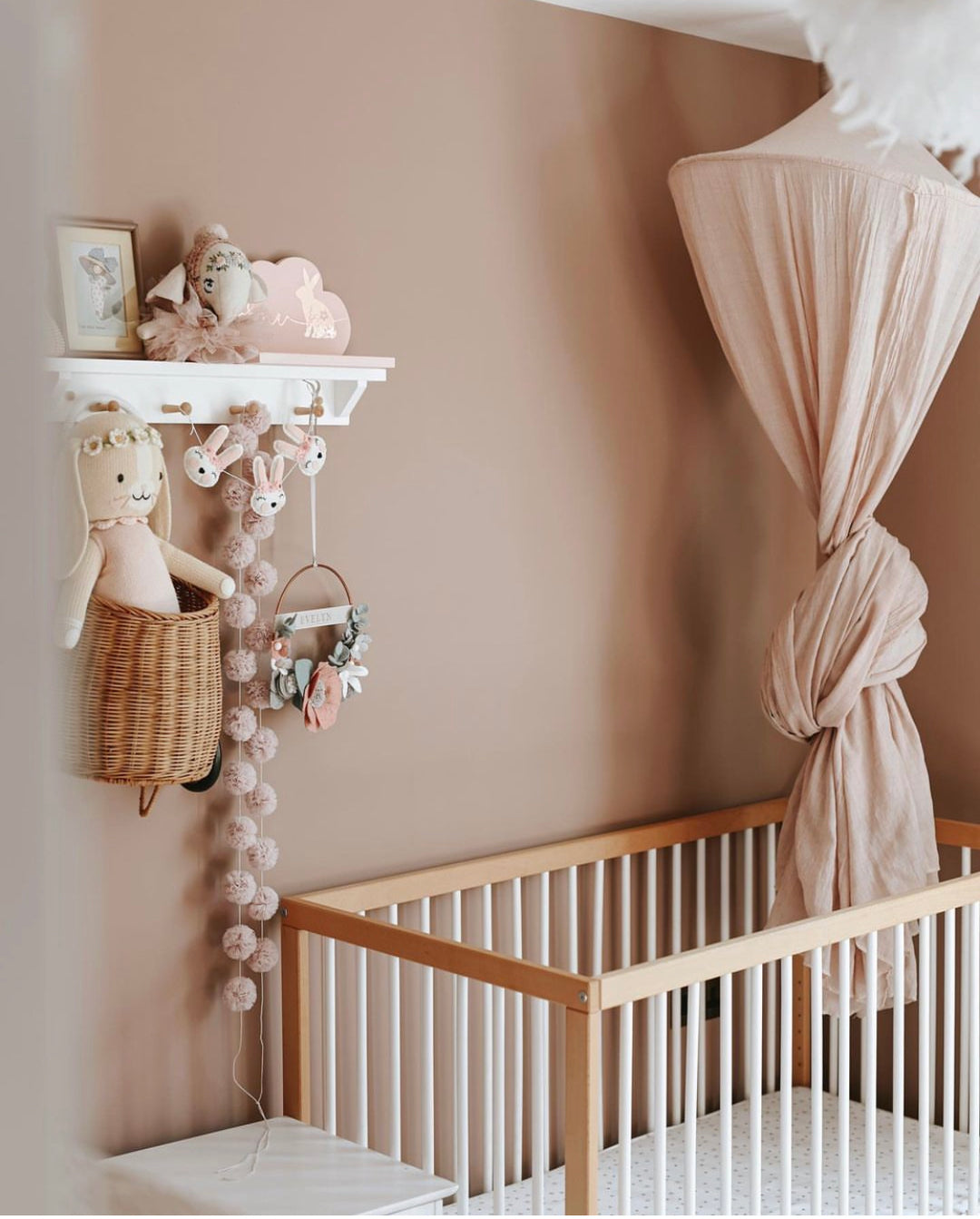 Jabadabado - Bed Canopy - Dusty Pink